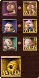 Поросята в игровом автомате. 