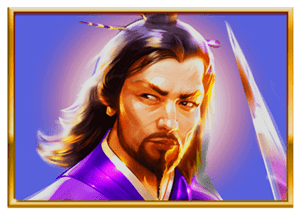 Азиатский воин игрового автомата Сакура. 